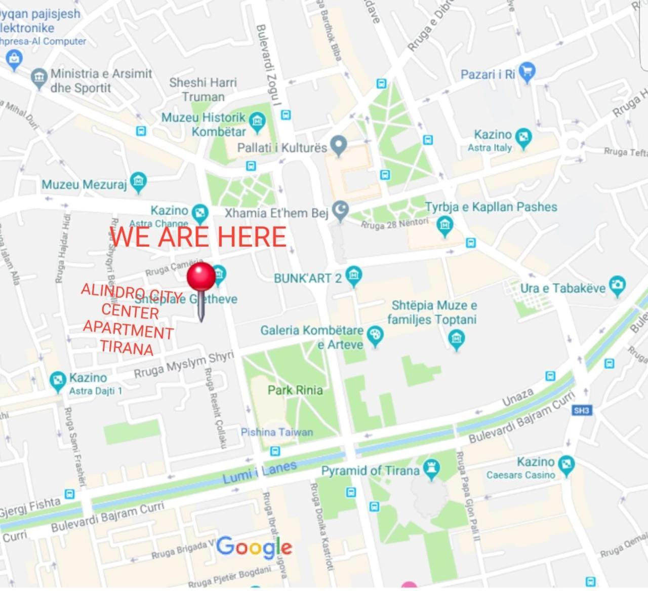 Alindro City Center Apartment ティラナ エクステリア 写真